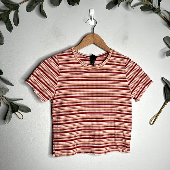 Wild Fable Cropped Striped Top LAST CALL - Picture 1 of 5